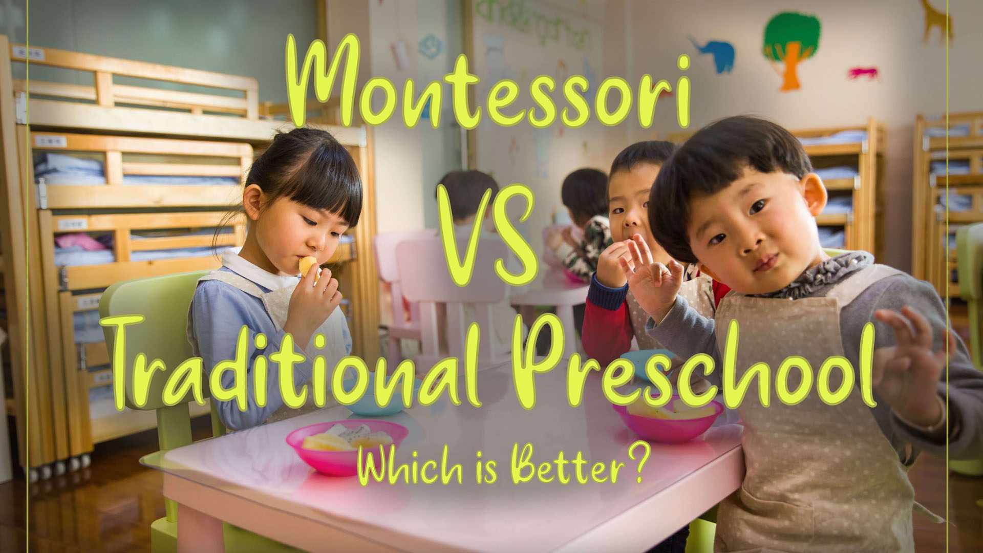 Montessori Daycare VS Traditional Daycare