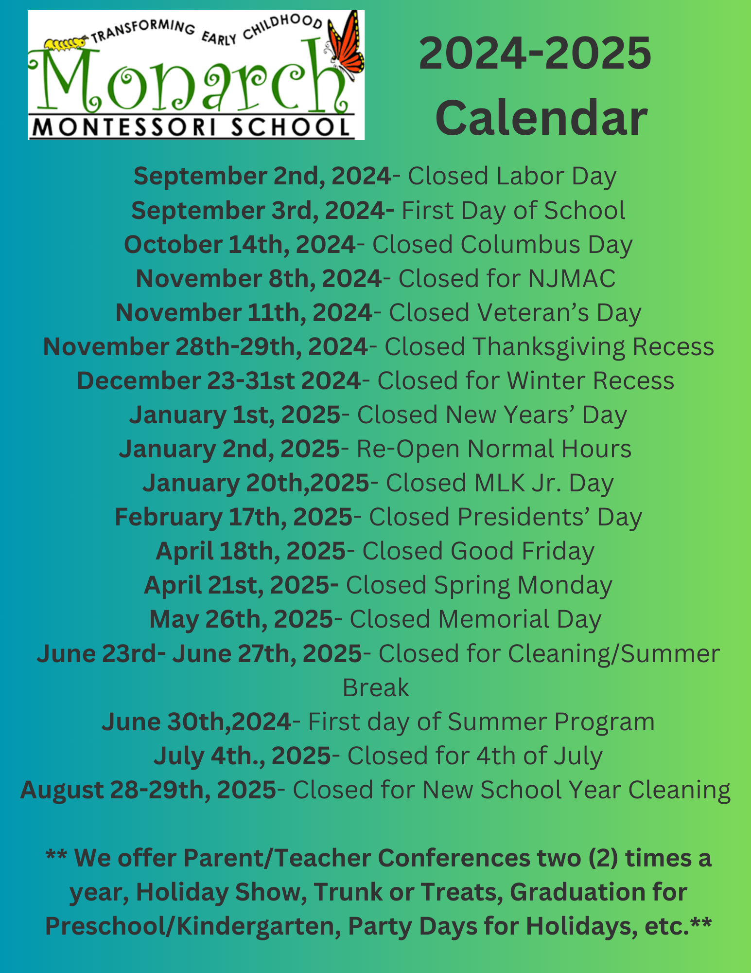 School Calendar